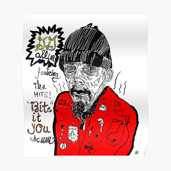 GG Allin goes country Poster