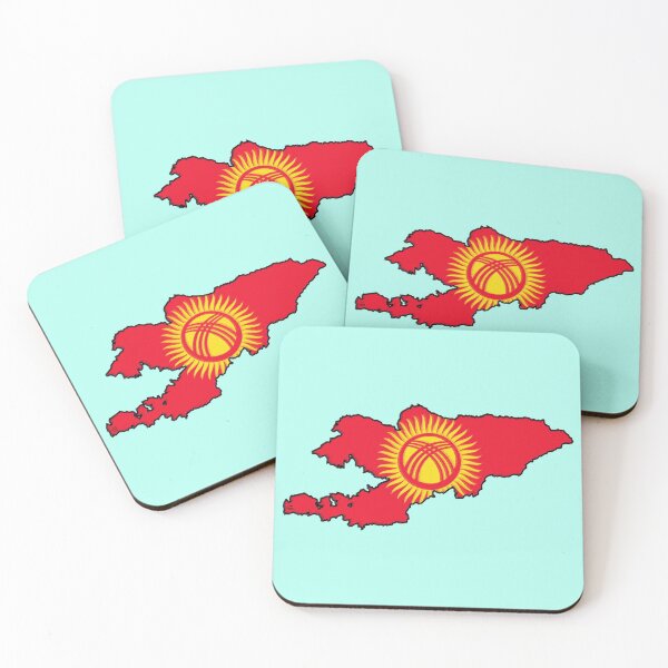 Item preview, Kyrgyzstan Map With Kyrgyzstani Flag designed and sold by Havocgirl.