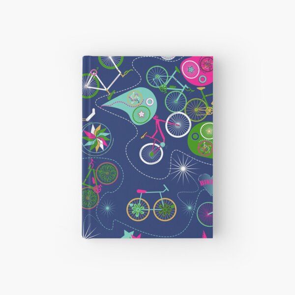 Cycledelic Blue Hardcover Journal