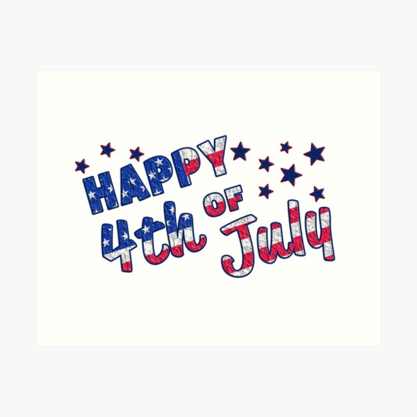 Item preview, Happy Fourth of July Design designed and sold by pro2ozoa.
