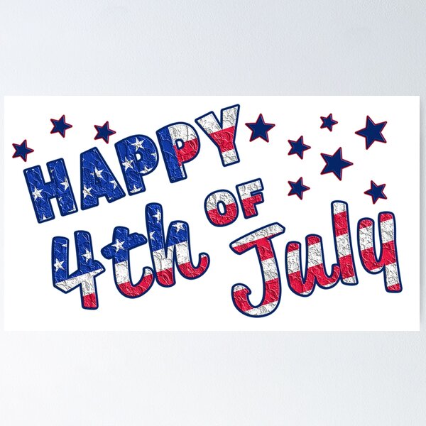 Item preview, Happy Fourth of July Design designed and sold by pro2ozoa.