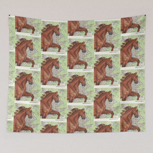 Item preview, Tennessee Walker Horse on Map designed and sold by Elizabeth Staley.