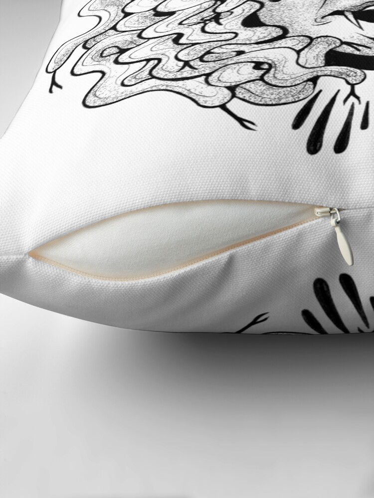Thumbnail 2 of 4, Pillow, Medusa designed and sold by levkawa.