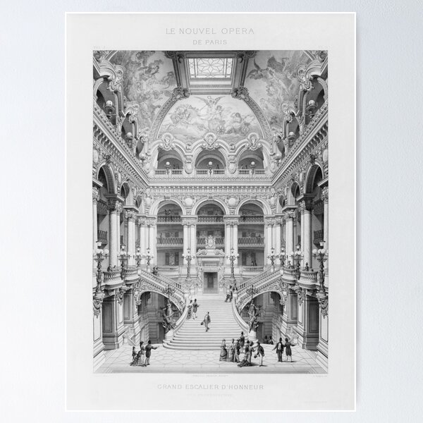 Item preview, Paris Opera, Honor Staircase designed and sold by Vintagenaut.