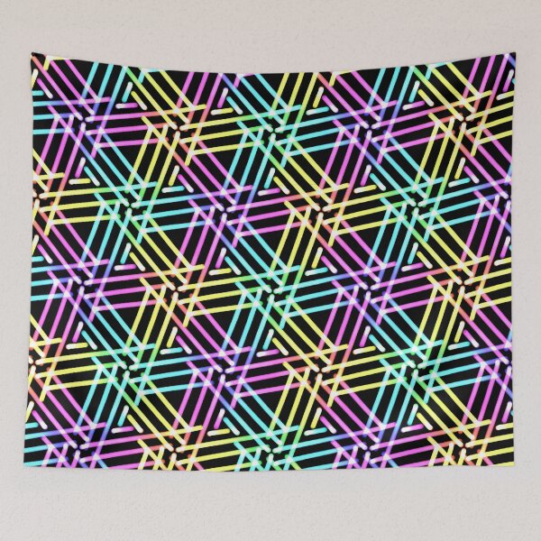 Item preview, Un bonito patrón de neón. ¡Más neón! designed and sold by weavernap.