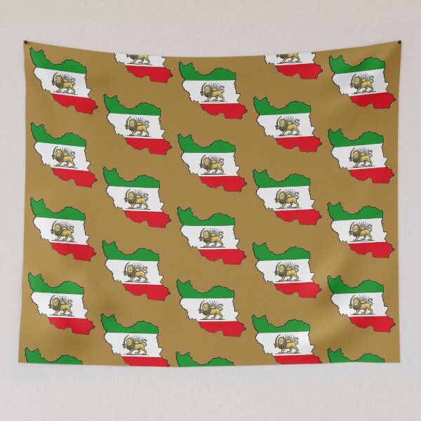 Item preview, Iran Map With Iranian Flag designed and sold by Havocgirl.