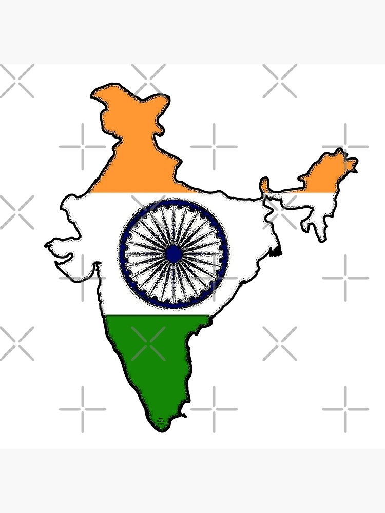 Canvs - Map of India - Outline | Maps | India | Door Size - 48x60 Paper  Print - Maps posters in India - Buy art, film, design, movie, music, nature  and educational paintings/wallpapers at Flipkart.com