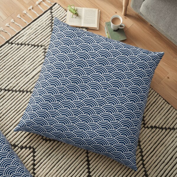 Seigaiha // Japanese Collection Floor Pillow