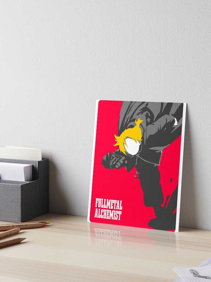 Minimalist Fullmetal Alchemist Elric Brother Art Board Print By Animedesigners Redbubble