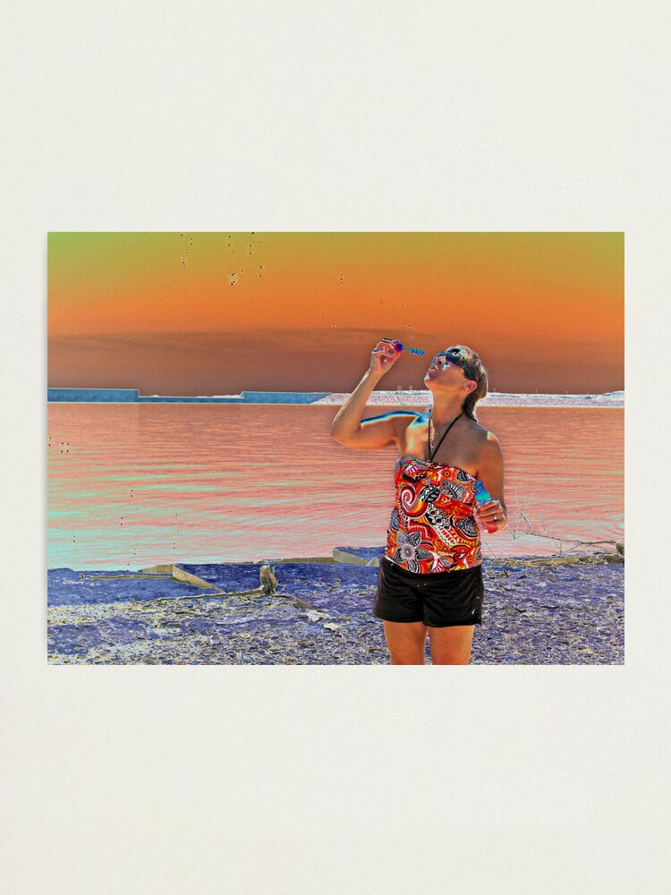 Thumbnail 1 of 3, Photographic Print, Blowing Bubbles designed and sold by Jdubphotog.