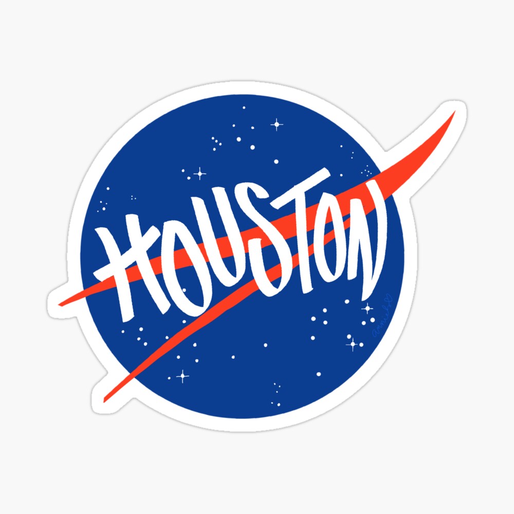 Houston 'space City' Astronaut Sticker -  in 2023