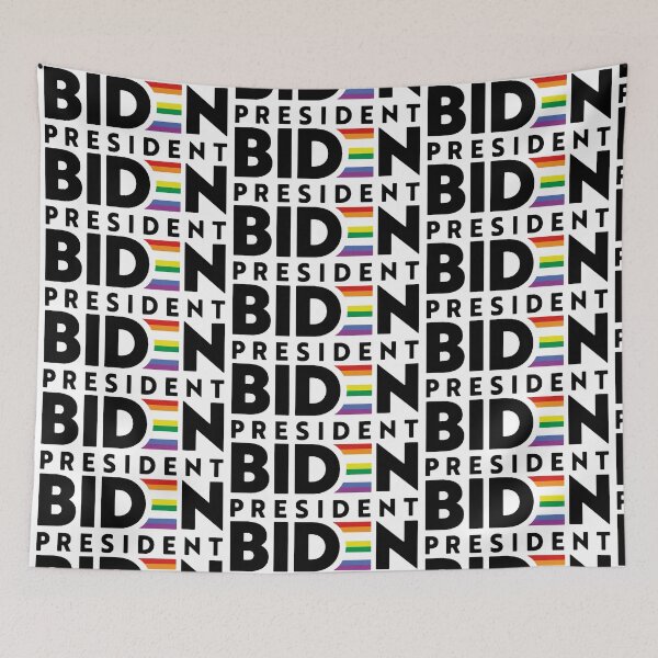 Item preview, Joe Biden For President| Biden Harris 2024 LGBT Shirt| Gay Pride Rainbow designed and sold by YikesForever.