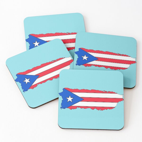 Item preview, Puerto Rico Map with Puerto Rican Flag designed and sold by Havocgirl.