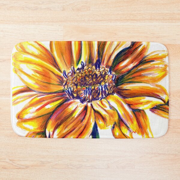 Item preview, Yellow Flower Colored Pencil Drawing designed and sold by KLoganArt.