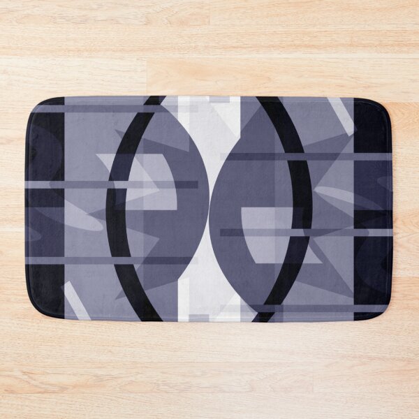 Item preview, "Cosmic Collision" Monochrome Blue Grey - Jenny Meehan designed and sold by Jenny Meehan Art Prints and Patterns  .