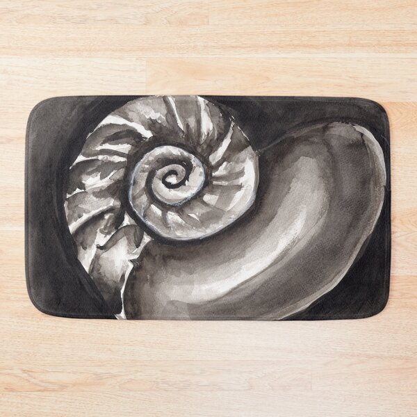 Item preview, Black and White Seashell designed and sold by KLoganArt.