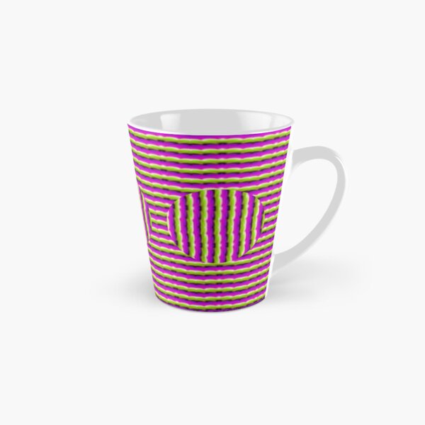  Op art - art movement, short for optical art, is a style of visual art that uses optical illusions Tall Mug