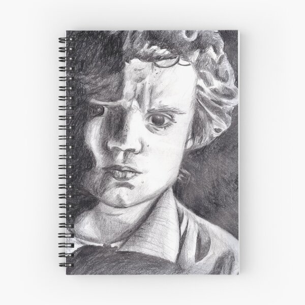 Item preview, Pensive Boy Portrait designed and sold by KLoganArt.