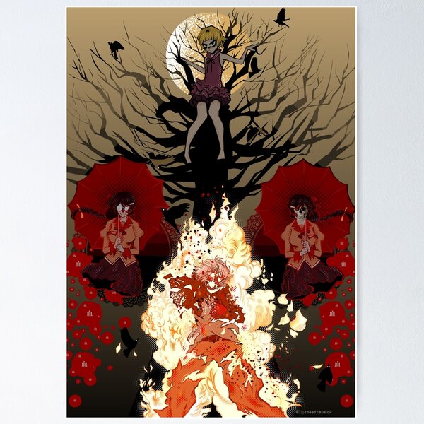 Kizumonogatari movie poster Poster