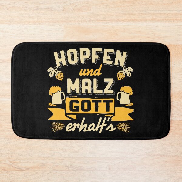 Item preview, Hops and malt. God receives it! Reinheitsgebot designed and sold by anziehend.