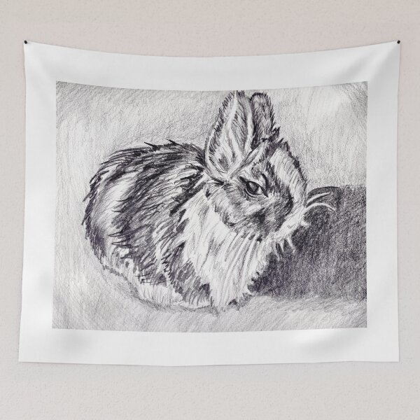 Item preview, Scraggly Bunny designed and sold by KLoganArt.