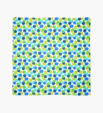 Polka dot print in blue green random colors Scarf