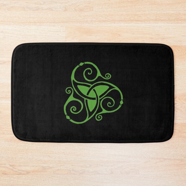 Item preview, Spiral Celtic Tri Knot in Green designed and sold by ingridthecrafty.