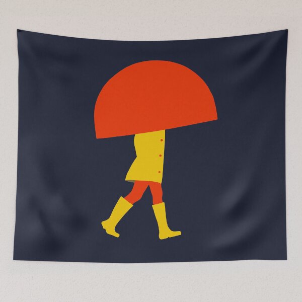 Item preview, Umbrella Girl in the rain designed and sold by RAWWR.