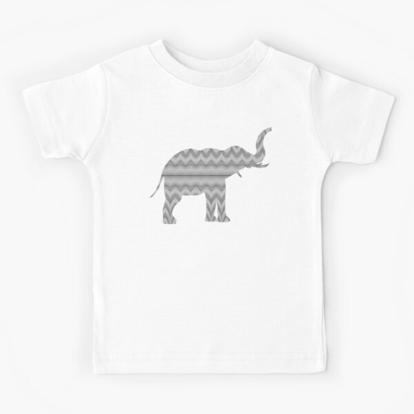 Grey Faux Tulle Design Kids T-Shirt