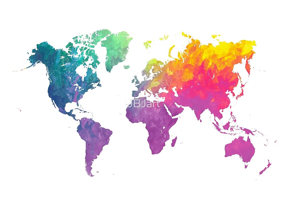 world-map-colors-map-worldmap-colors-by-jbjart-redbubble