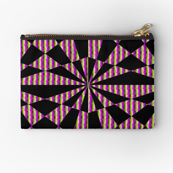 #Op #art - art movement, short for #optical art, is a style of #visual art that uses optical illusions Zipper Pouch
