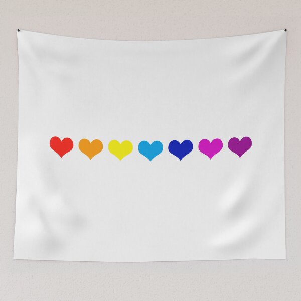 Item preview, Gay Pride Rainbow Heart Shirt designed and sold by ZachTheDesigner.