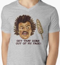 Get That Corn Out Of My Face!! Men's V-Neck T-Shirt