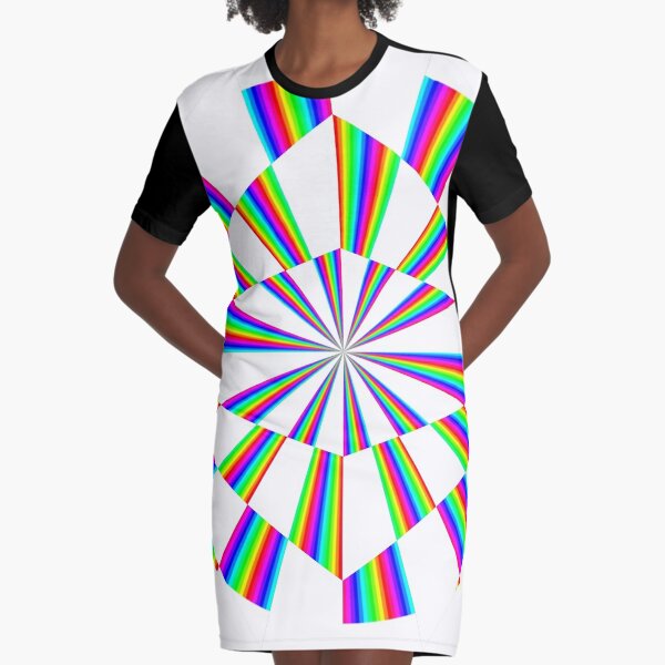 #Op #art - art movement, short for #optical art, is a style of #visual art that uses optical illusions Graphic T-Shirt Dress
