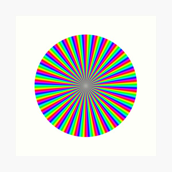 #Op #art - art movement, short for #optical art, is a style of #visual art that uses optical illusions Art Print