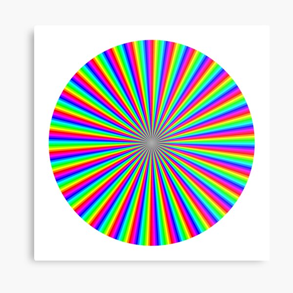 #Op #art - art movement, short for #optical art, is a style of #visual art that uses optical illusions Metal Print