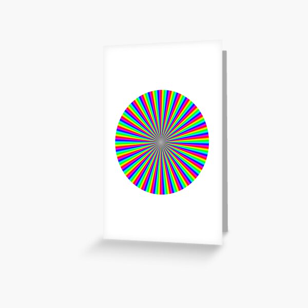 #Op #art - art movement, short for #optical art, is a style of #visual art that uses optical illusions Greeting Card
