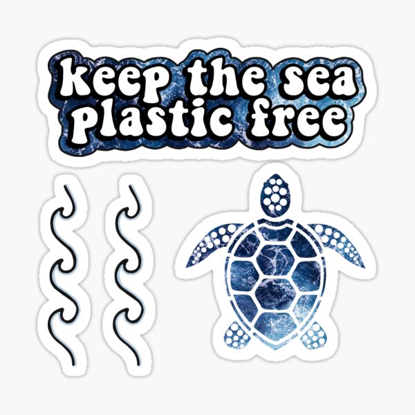 Save our Oceans Sticker — Feel-good stickers, cards, & pins