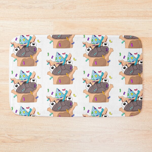 Item preview, Pugly the Dog Emoji Sticker designed and sold by anaden.