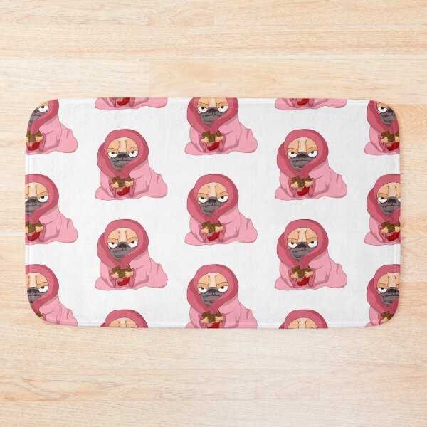 Item preview, Pugly the Dog Emoji Sticker designed and sold by anaden.