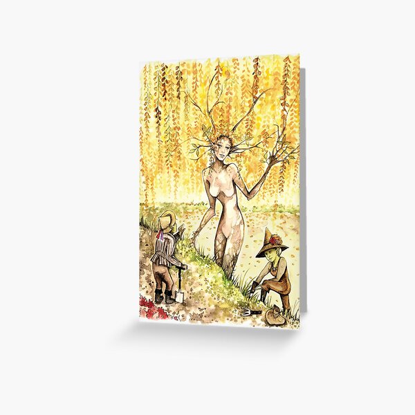 Under the Laburnum Greeting Card