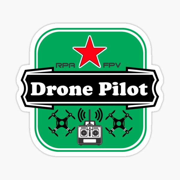 Drone Pilot RPA FPV Pegatina