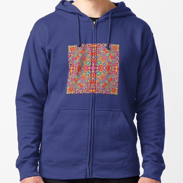 #Op #art - art movement, short for #optical art, is a style of #visual art that uses optical illusions Zipped Hoodie