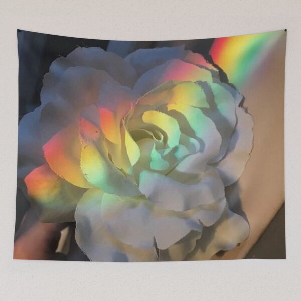 Item preview, White Rose and Rainbow Shadow designed and sold by starrily.