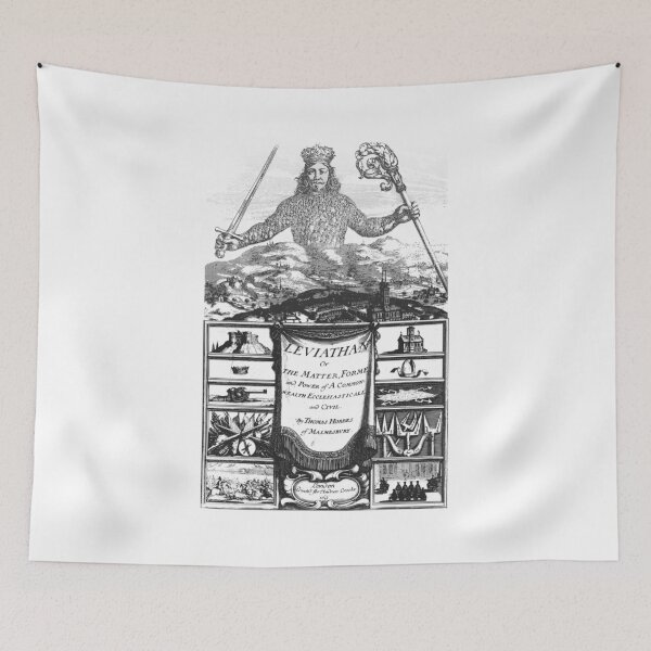 Item preview, Hobbes' Leviathan Frontispiece designed and sold by wearphilosophy.