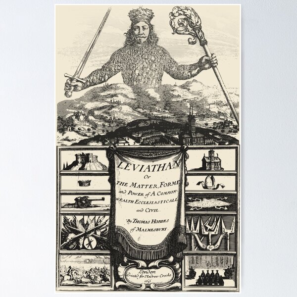 Item preview, Hobbes' Leviathan Frontispiece designed and sold by wearphilosophy.