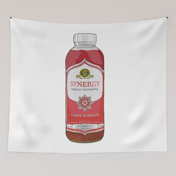 Item preview, GT's Guava Goddess Kombucha designed and sold by savebeesplease.