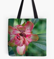 Waratah unfolds Tote Bag