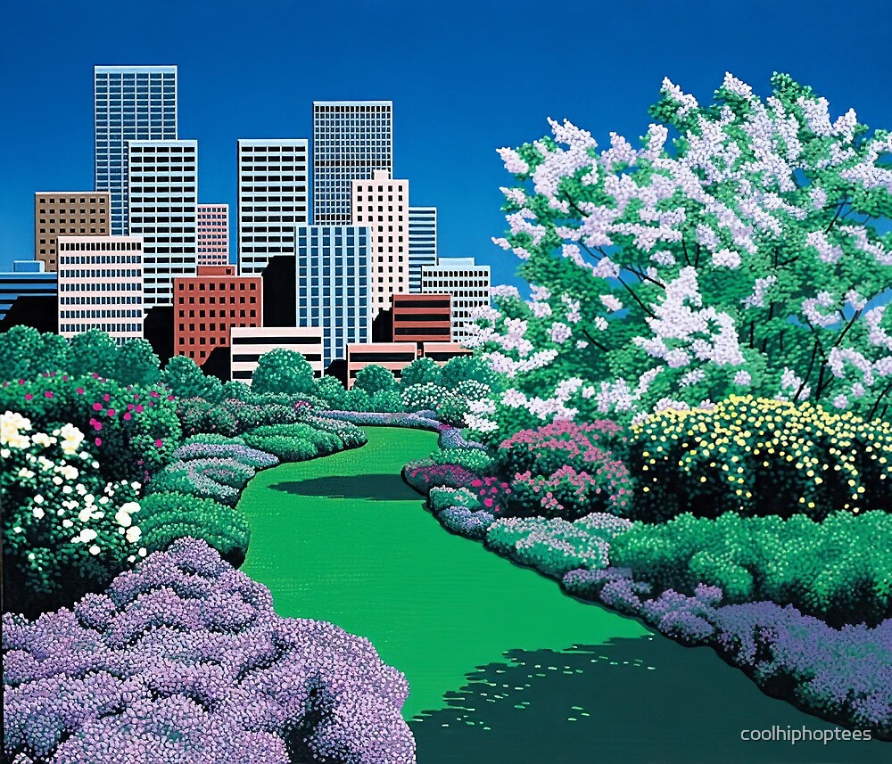 Hiroshi Nagai Art Print Poster City Vaporwave Shirt By Coolhiphoptees Redbubble