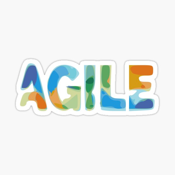 Agile Methodology Project Management Design Logo Sticker